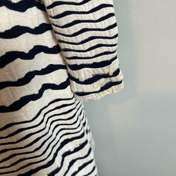 80’s PEPLUM ZEBRA MIDI DRESS SIZE SMALL - Picture 4 of 7